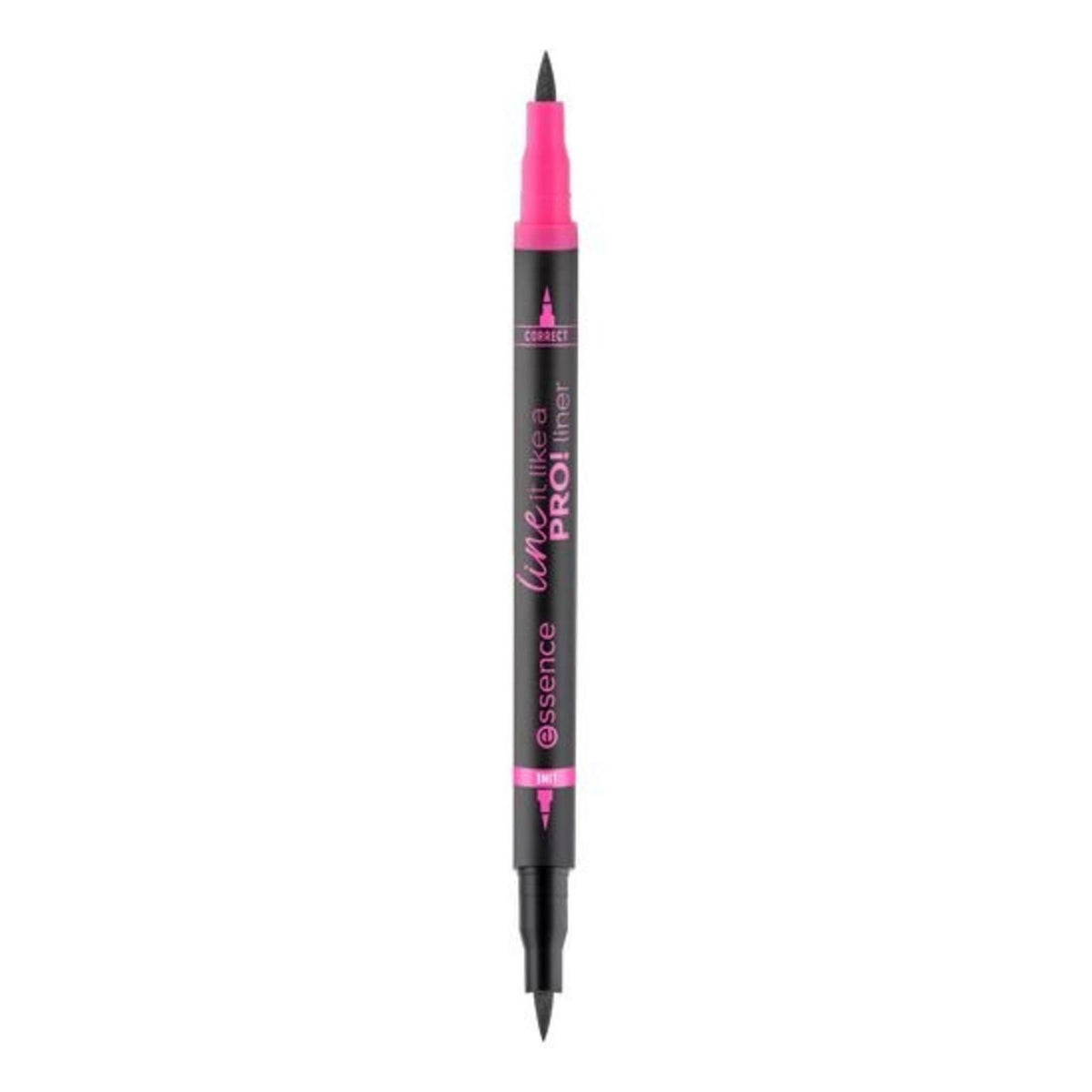 Essence, Line It Like a Pro!, Double-Ended, Liquid Eyeliner, 01, Black, 1.2 ml