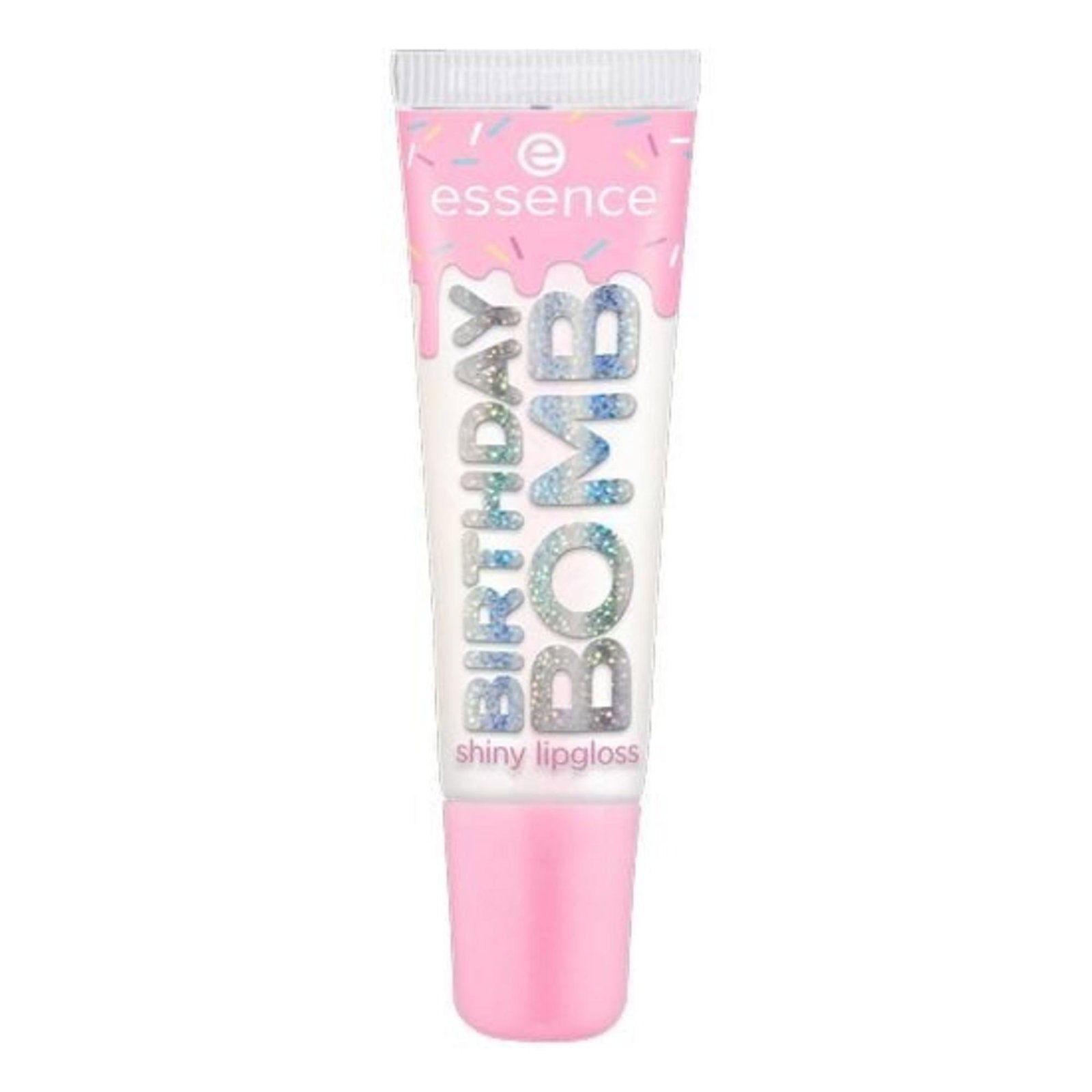 Essence, Birthday Bomb, Shiny, Lip Gloss, 01, Cake My Day, 10 ml