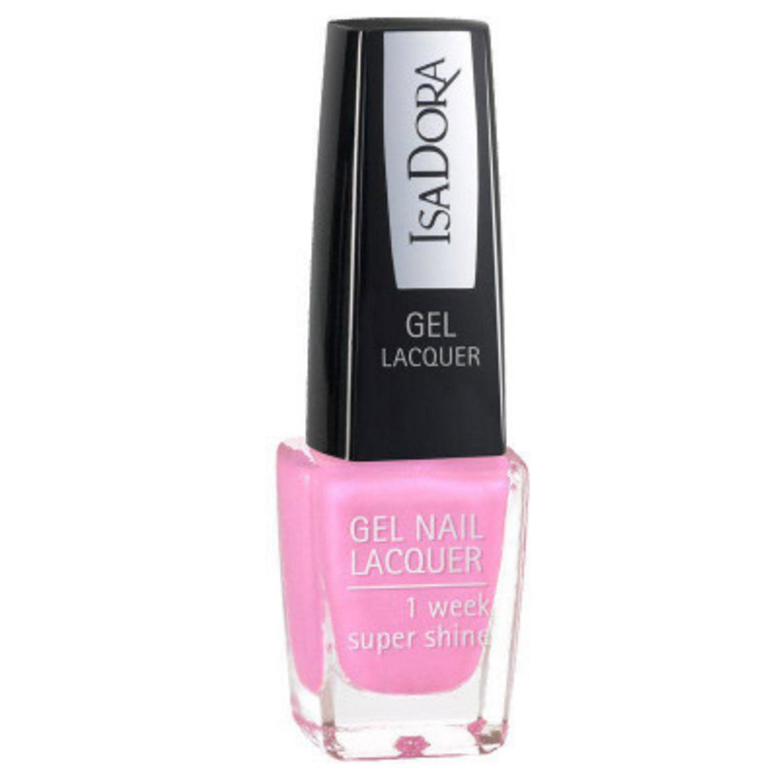 IsaDora, Gel Lacquer, Glossy Finish, Nail Polish, 222, Pink Bomb, 6 ml