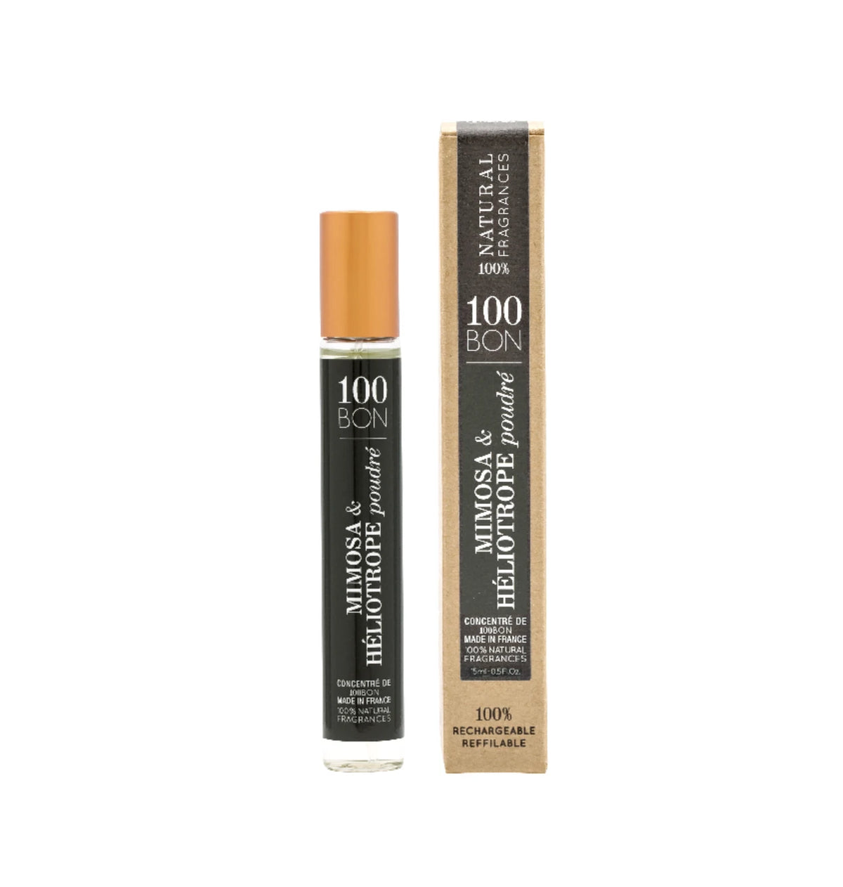 100 Bon Mimosa & Heliotrope Poudre Eau de Parfum 15 ml Miniatyr