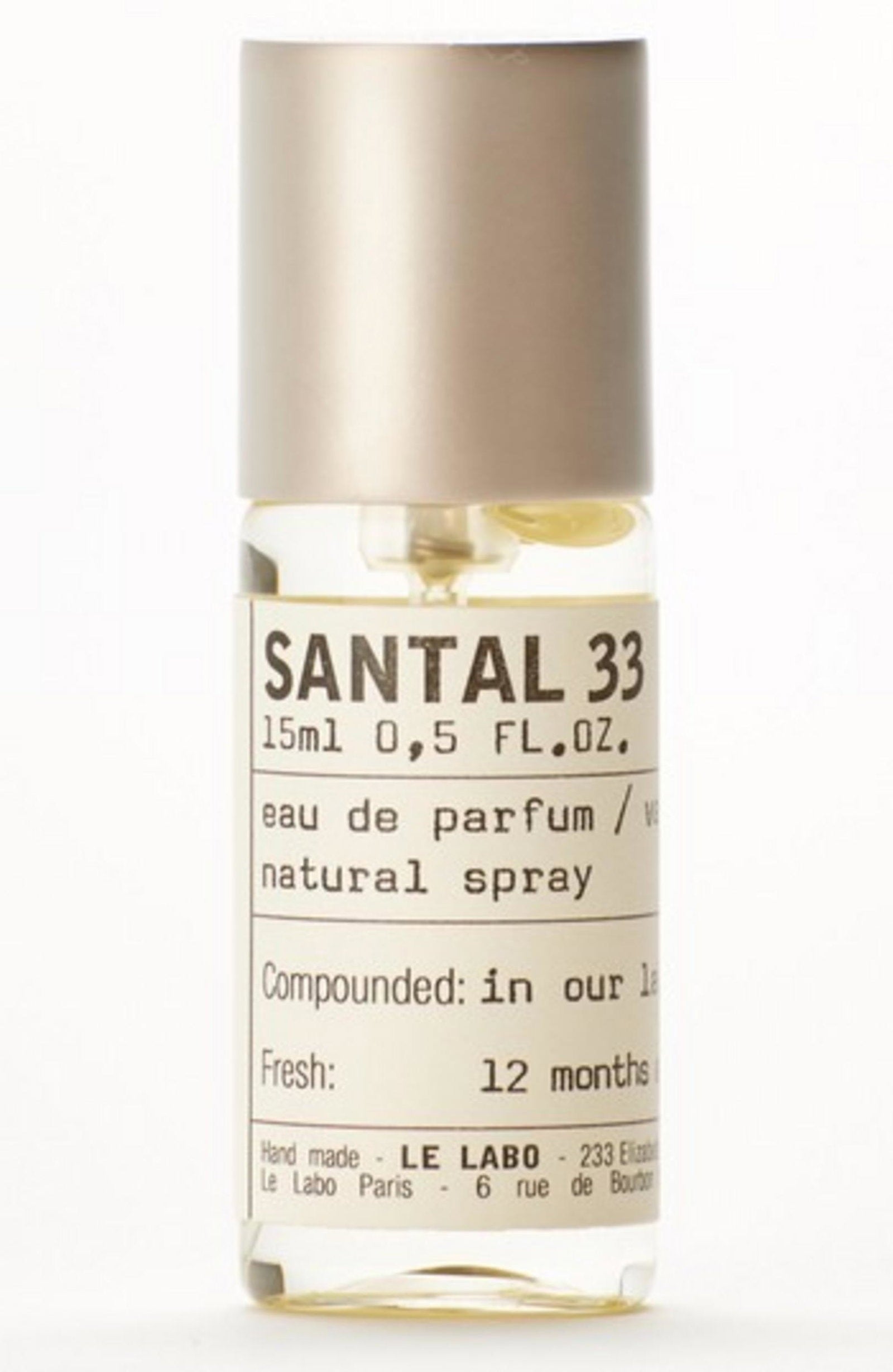 Le Labo, Santal 33, Eau De Parfum, Unisex, 15 ml
