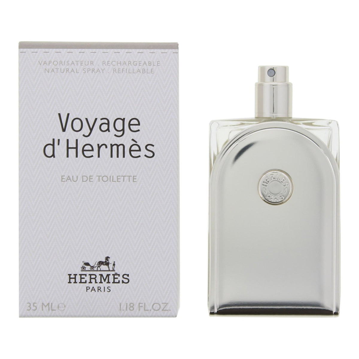 Hermes, Voyage d'Hermes, Eau De Toilette, Unisex, Refillable, 35 ml