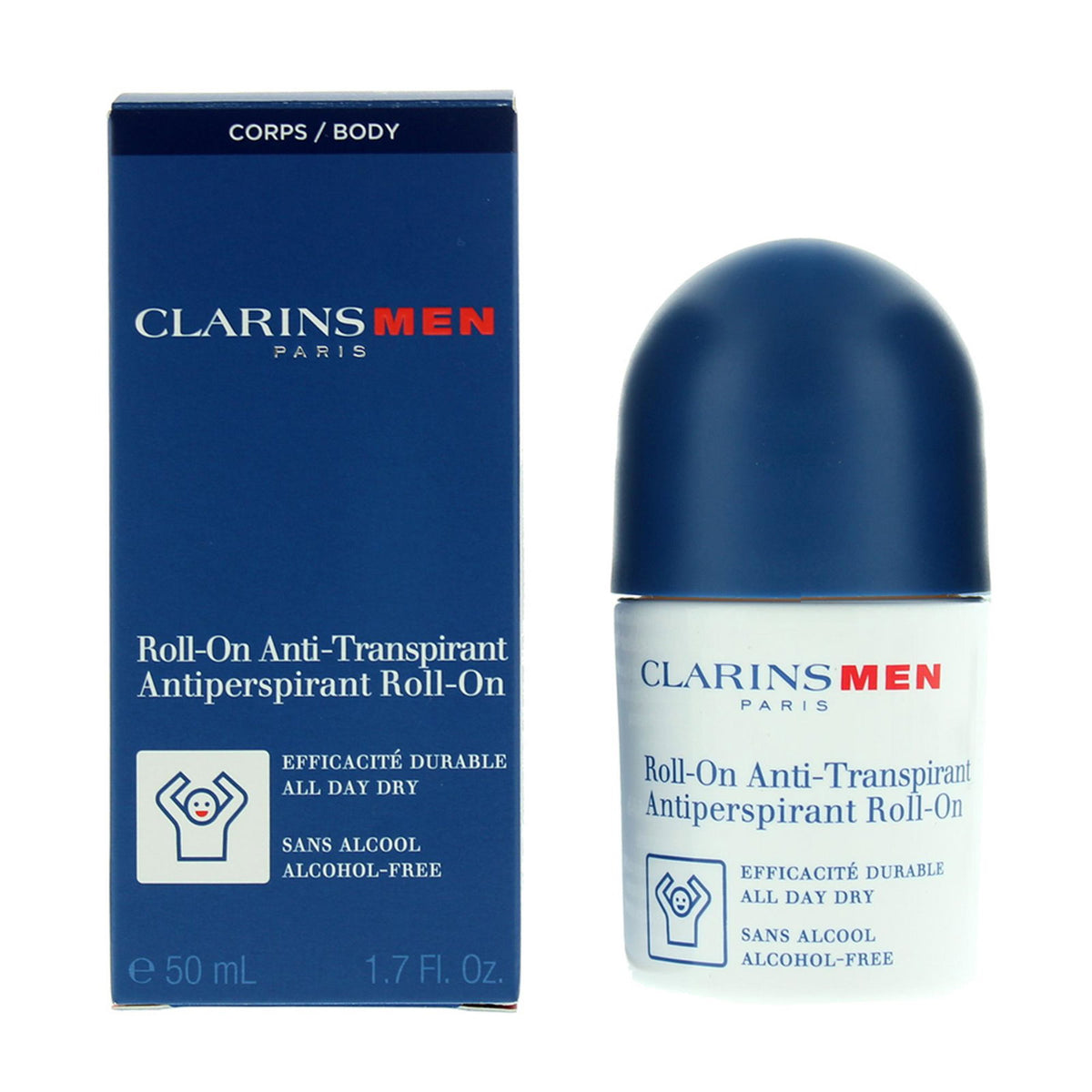 Clarins, Men, Anti-Perspirant, Deodorant Roll-On, For Men, 50 ml