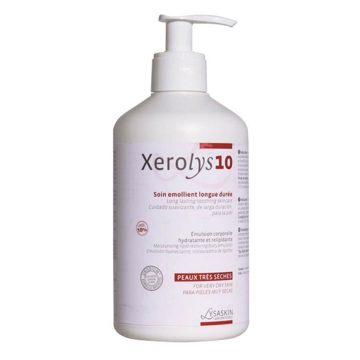 Lab Lysaskin, Xerolys 10, Urodium, Emollient, Daily, Emulsion, For Face, 200 ml