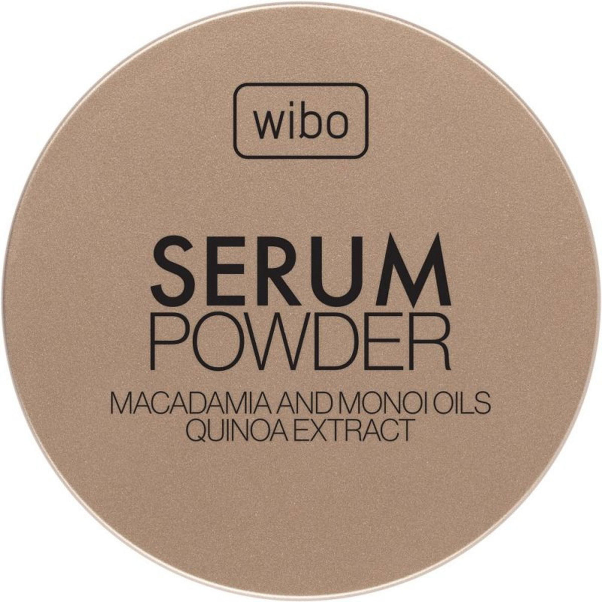 Wibo, Serum Powder Macadamia, Quinoa, Absorbs oil, Loose Setting Powder, Transparent, 10 g