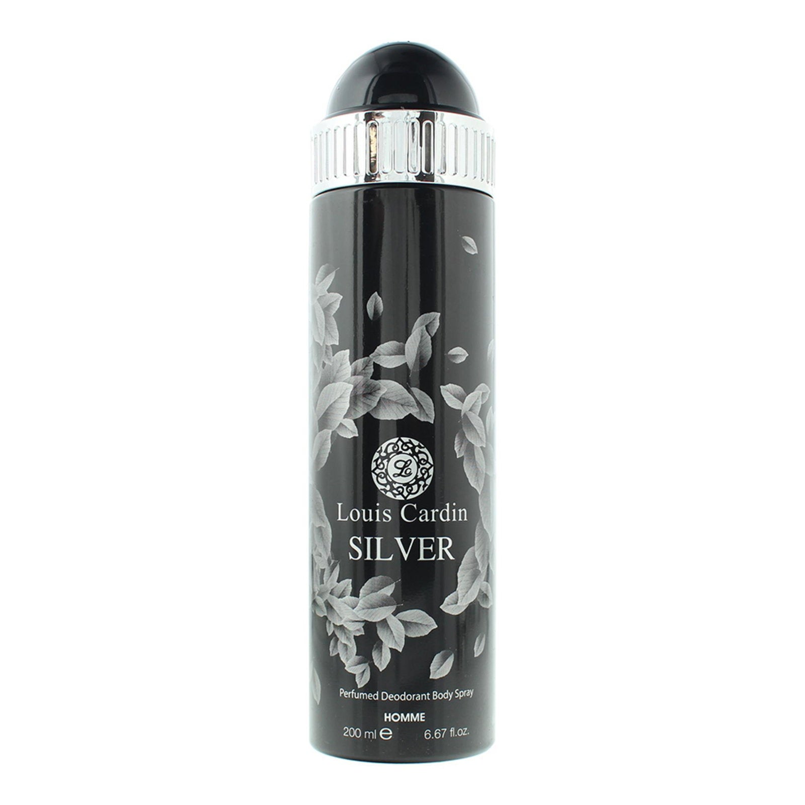 Louis Cardin, Silver, Deodorant Spray, For Men, 200 ml