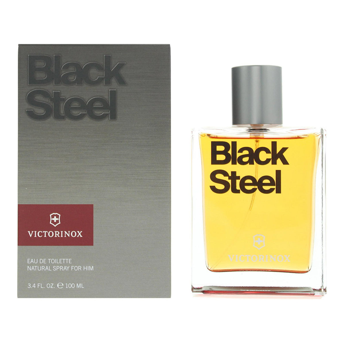 Victorinox Swiss Army, Black Steel, Eau De Toilette, For Men, 100 ml
