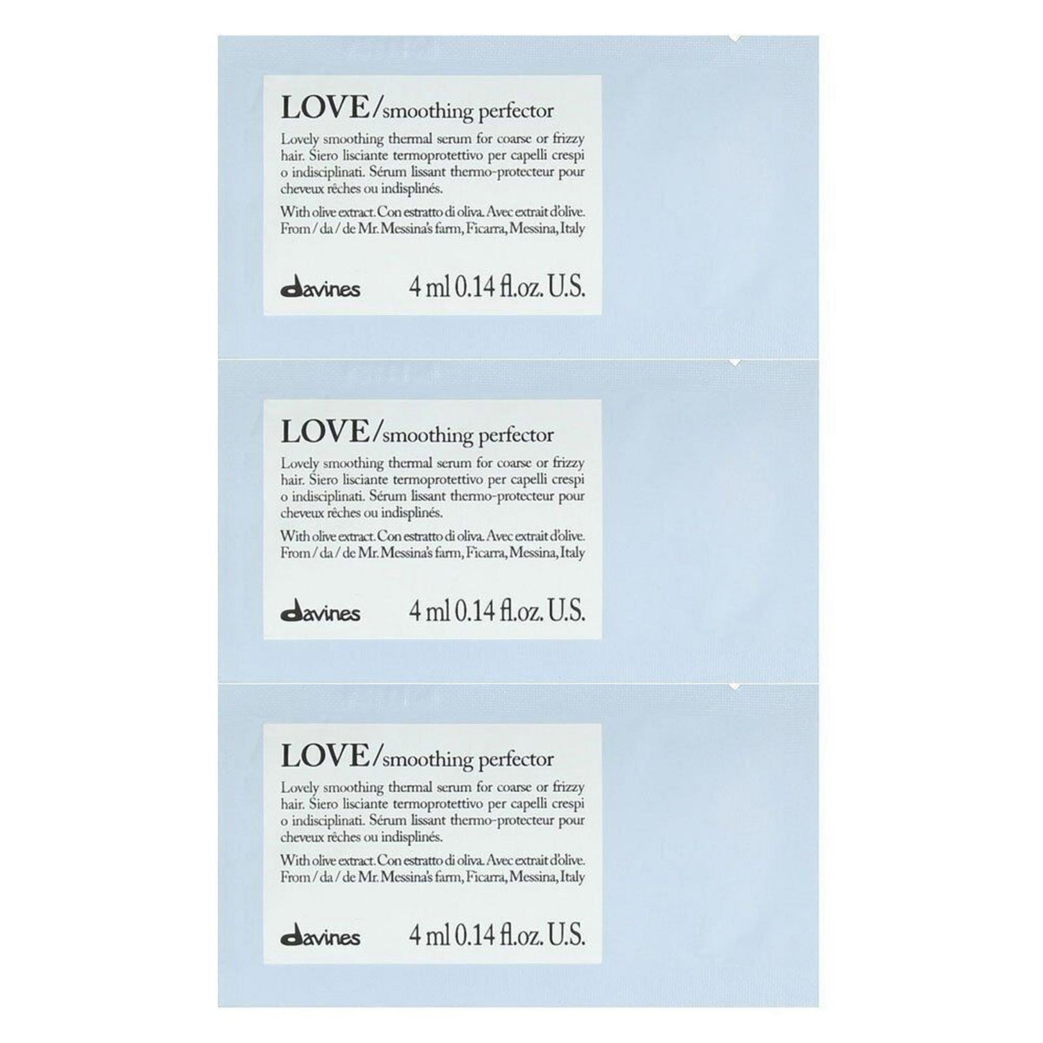 Davines, Love, Hair Leave-In Cream Treatment, 12 pcs, 4 ml