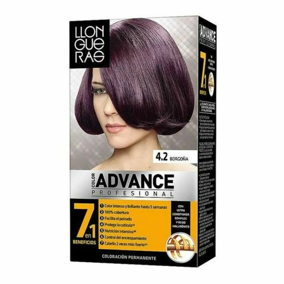 Permanent Dye Llongueras product packaging