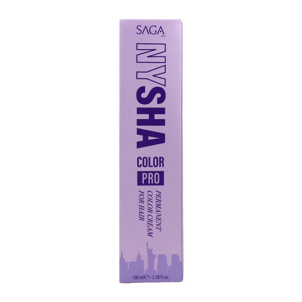 Permanent Dye Saga Pro Nysha Color nº 10.021 100 ml product packaging