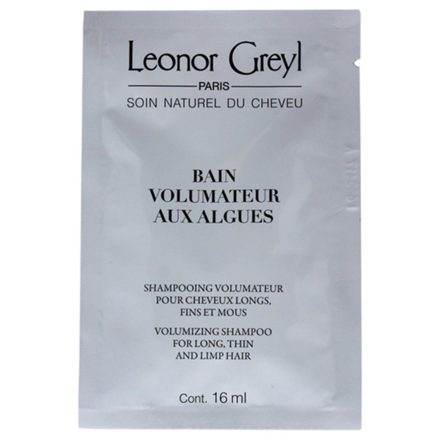 Leonor Greyl,  Aux Algues, Hair Shampoo, For Volume, 16 ml *Sample