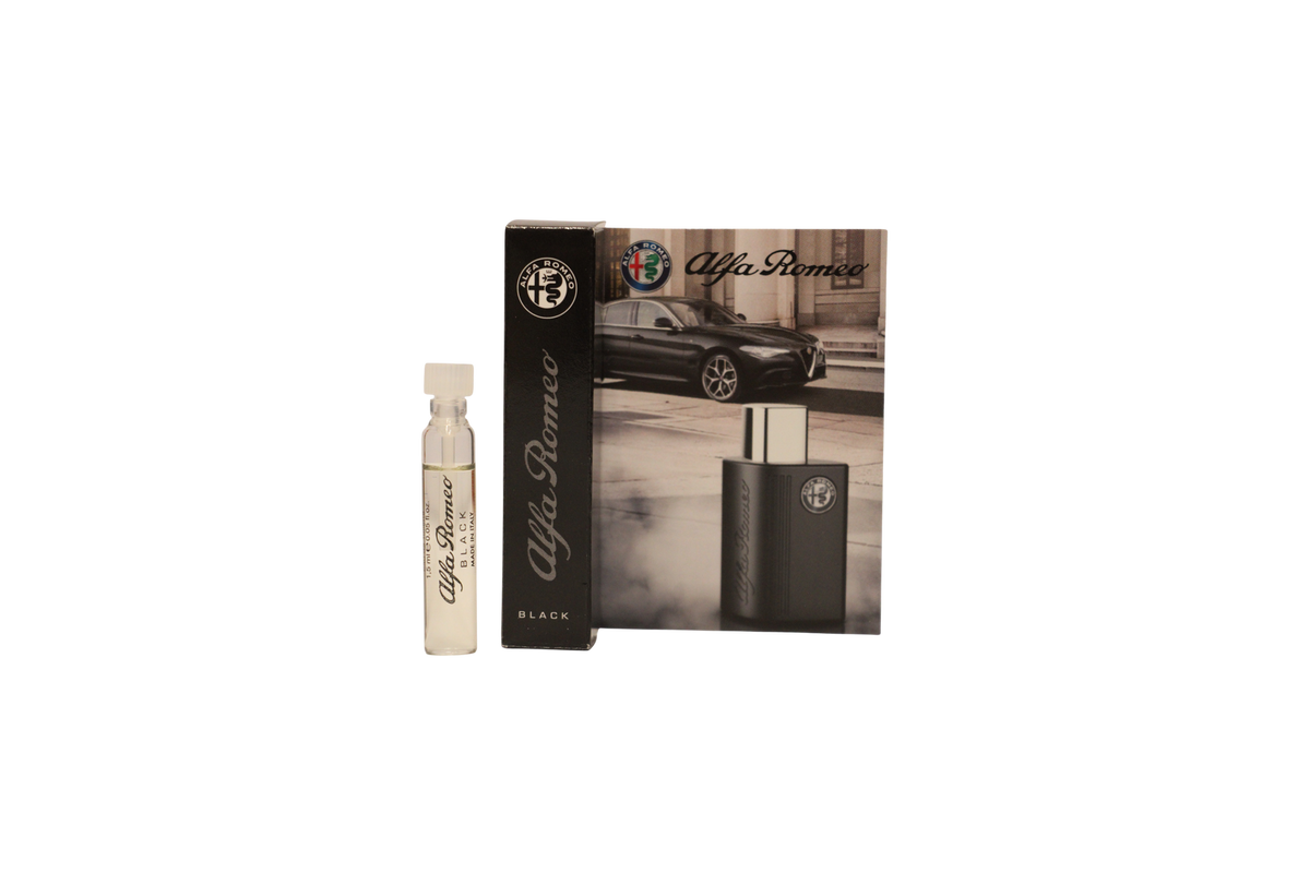 Alfa Romeo Black Eau de Toilette för män 2 ml Vial