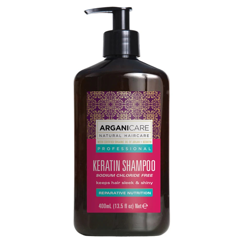 Arganicare Keratin Schampo reparerande & närande 400 ml