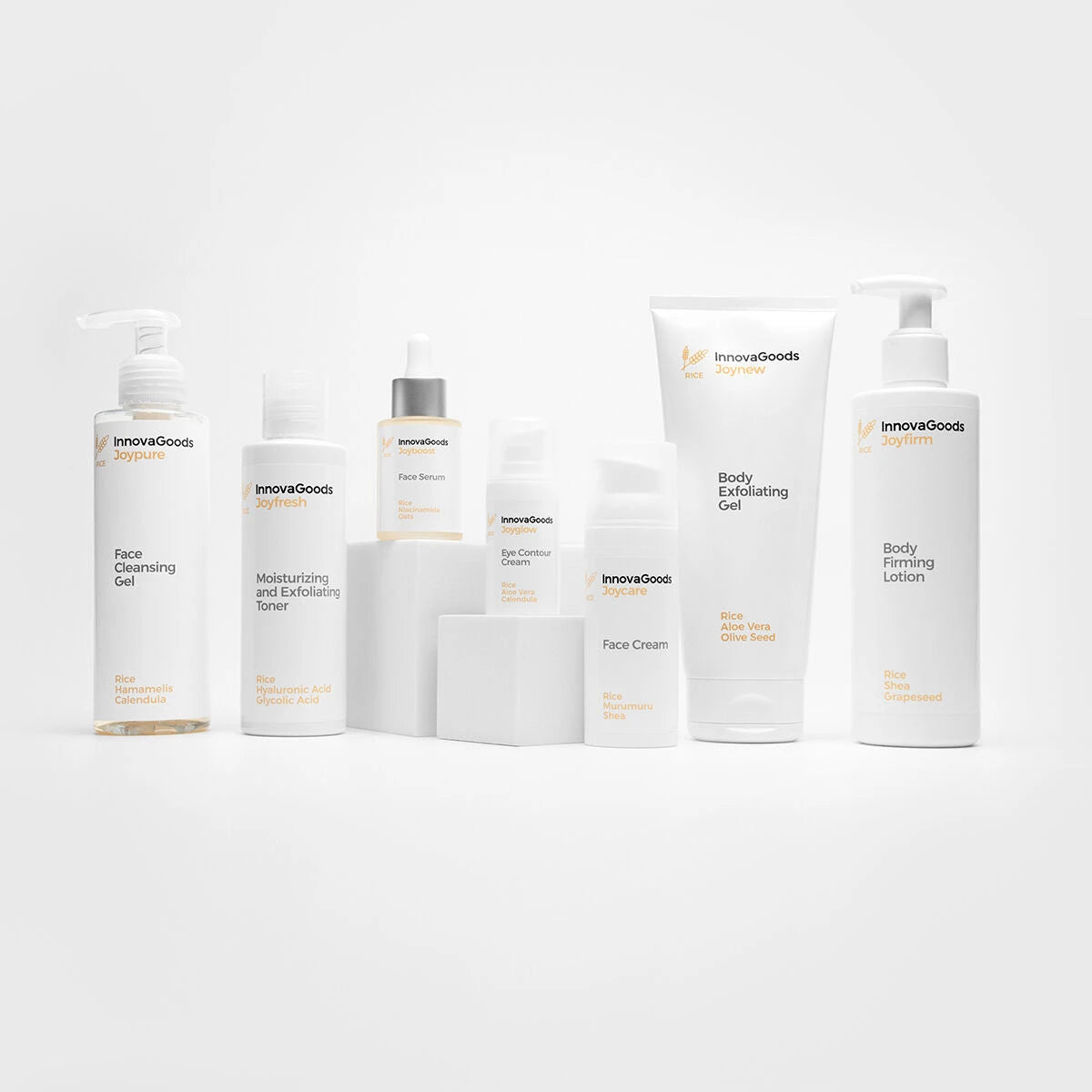 Moisturizing and Exfoliating Facial Toner Rice Joyfresh InnovaGoods 150 ml skincare packaging