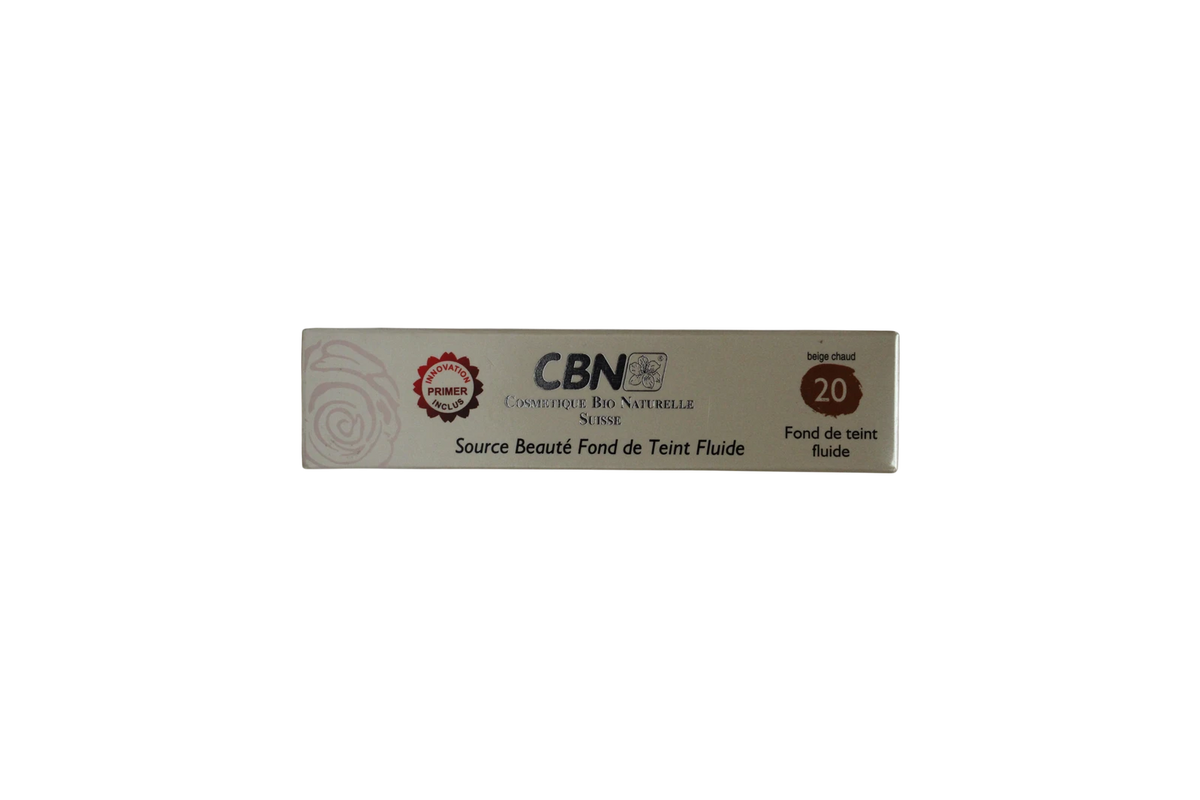 CBN Source Beauté Flytande Foundation med Satinfinish 20 Beige Chaud 30 ml