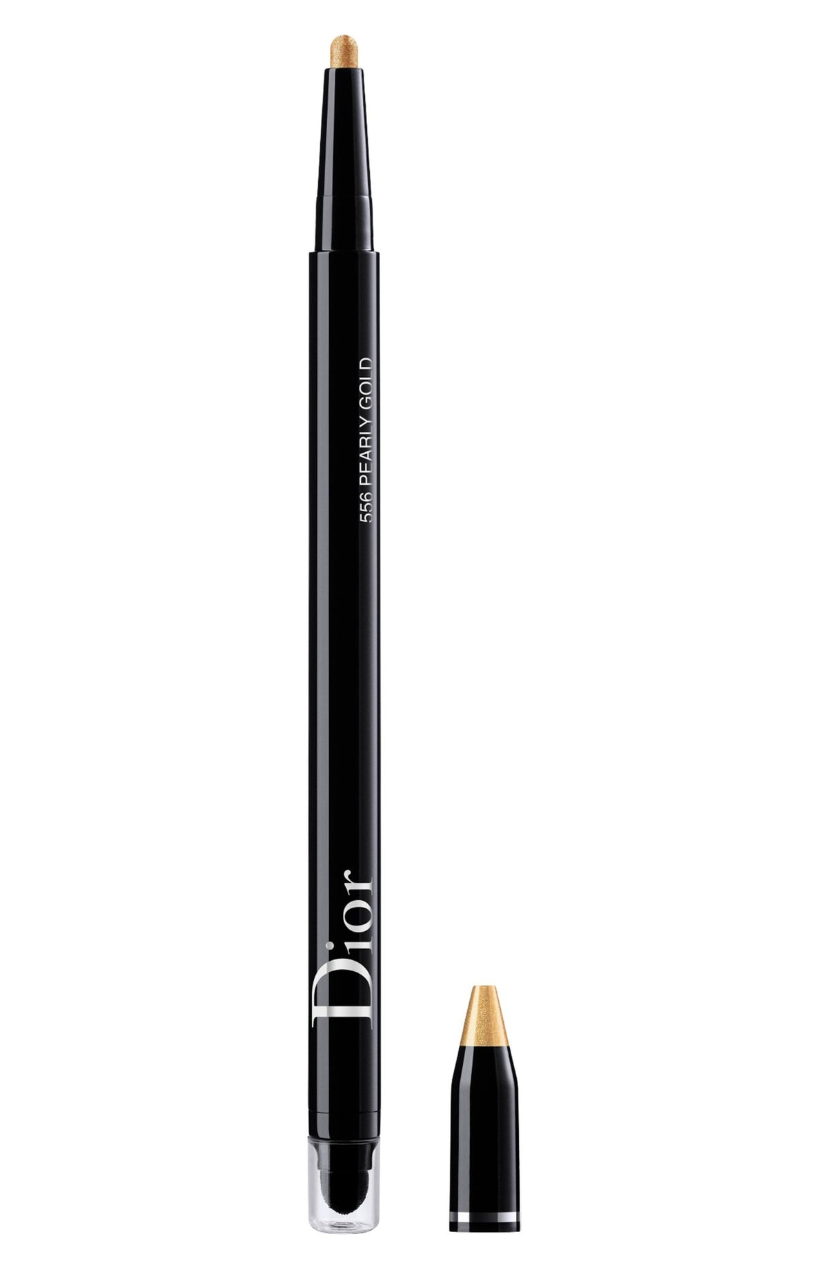 Christian Dior, Diorshow, Waterproof, Double-Ended, Intense Color, Liquid Eyeliner, 556, Gold, 0.2 g
