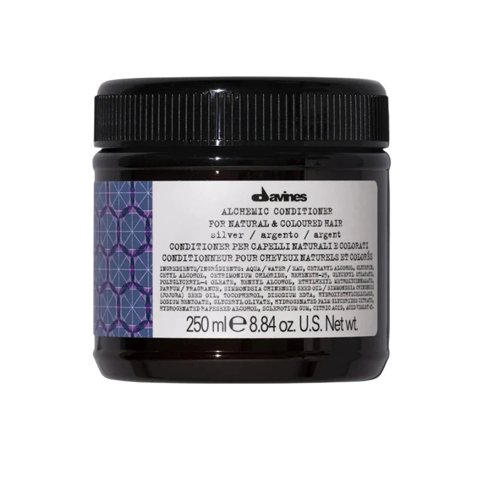 Davines, Alchemic, Hair Colour Conditioner,  Silver, Enhances Color Vibrancy, 250 ml