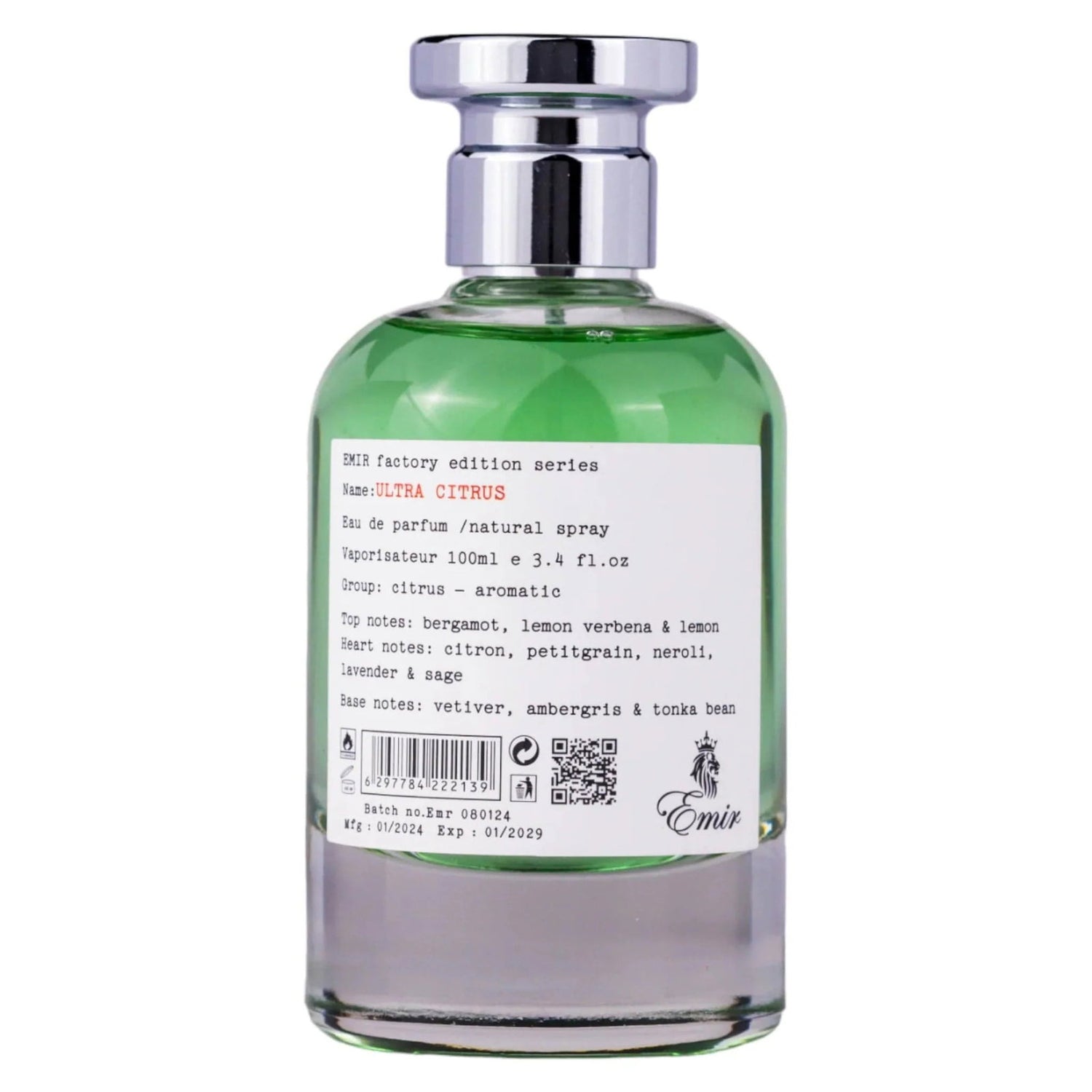 Emir, Ultra Citrus Factory Edition, Eau De Parfum, Unisex, 100 ml