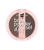 Essence, Duo Set, Matte, Eyebrow Powder, 03, Dark, 1.8 g
