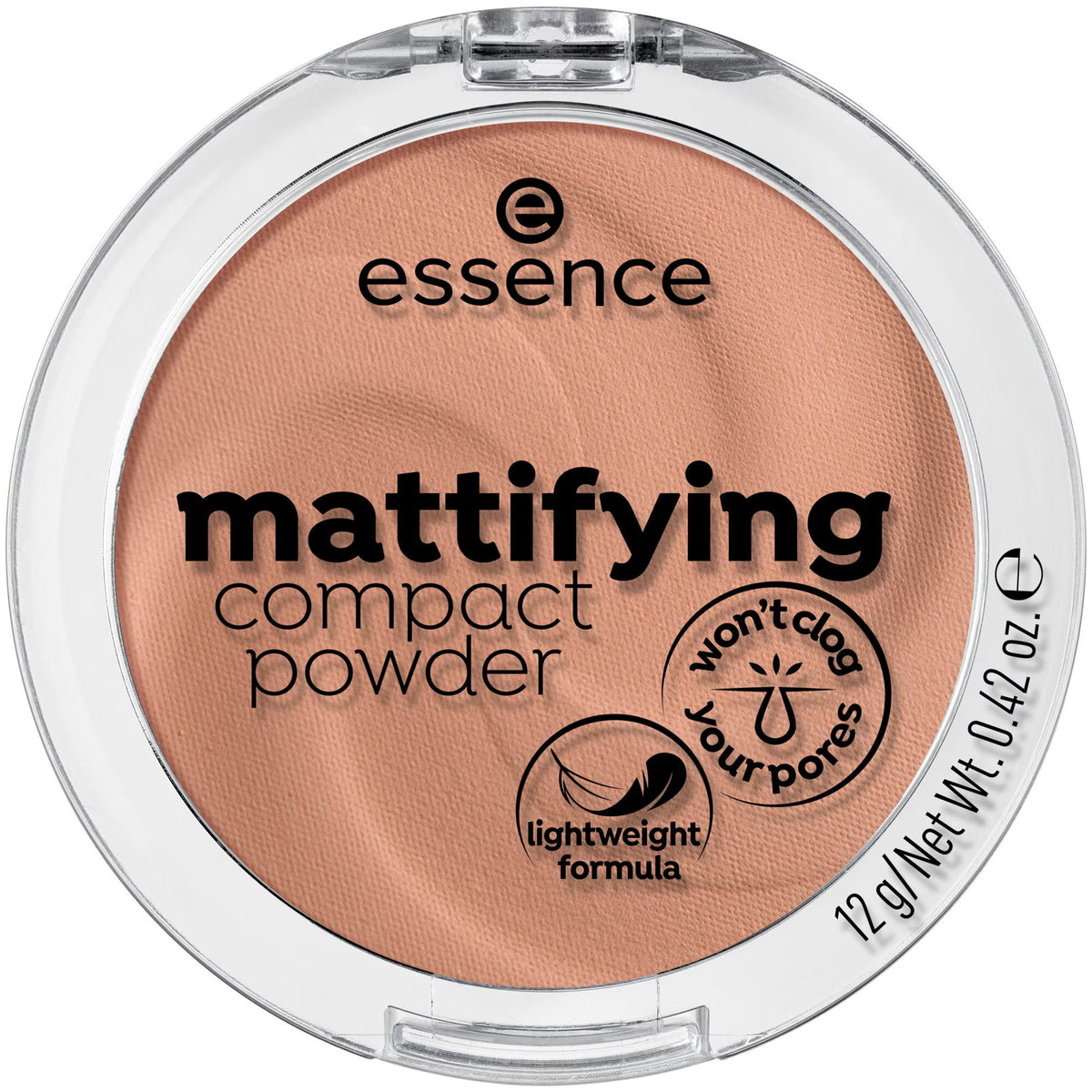Essence, Essence, Mattifying, Compact Powder, 02, Soft Beige, 12 g