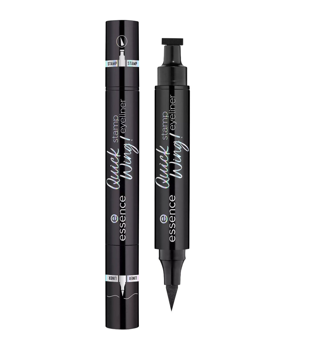 Essence, Quick Wing!, Double-sided, Matte, Liquid Eyeliner, 01, Black, 3.5 ml