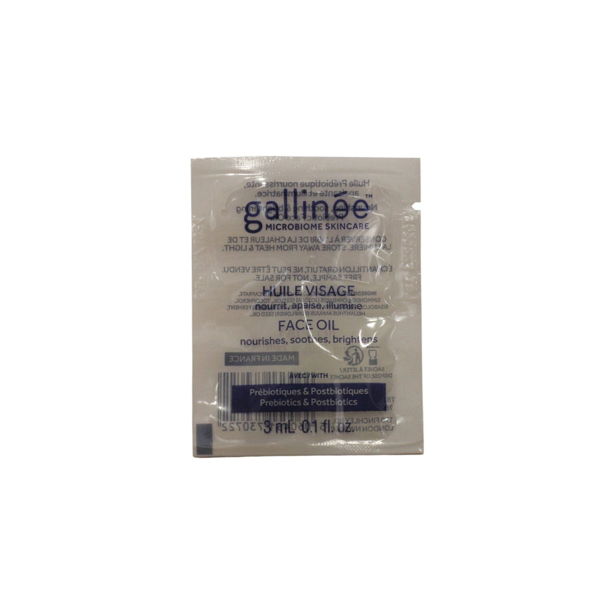 Gallinée prebiotisk ansiktsolja 3 ml Sample