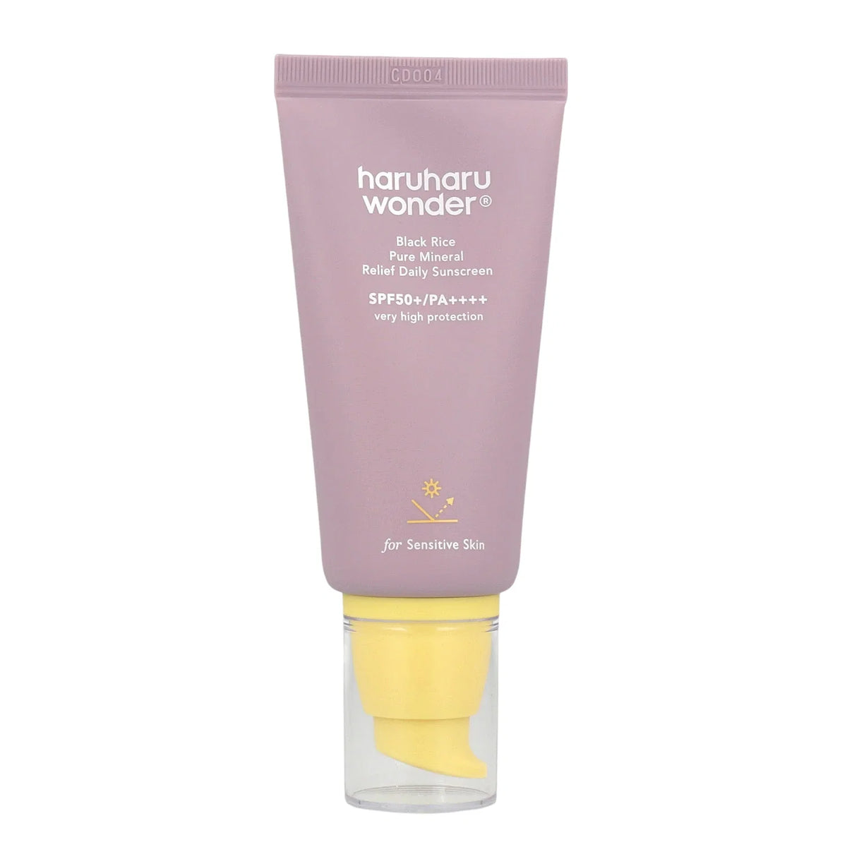 Haruharu Wonder Black Rice Pure Mineral Relief solskydd för dagligt bruk SPF50+ PA++++ 50 ml