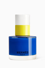 Hermes, Paris, Nail Polish, 62, Bleu Electrique / Nude, 15 ml