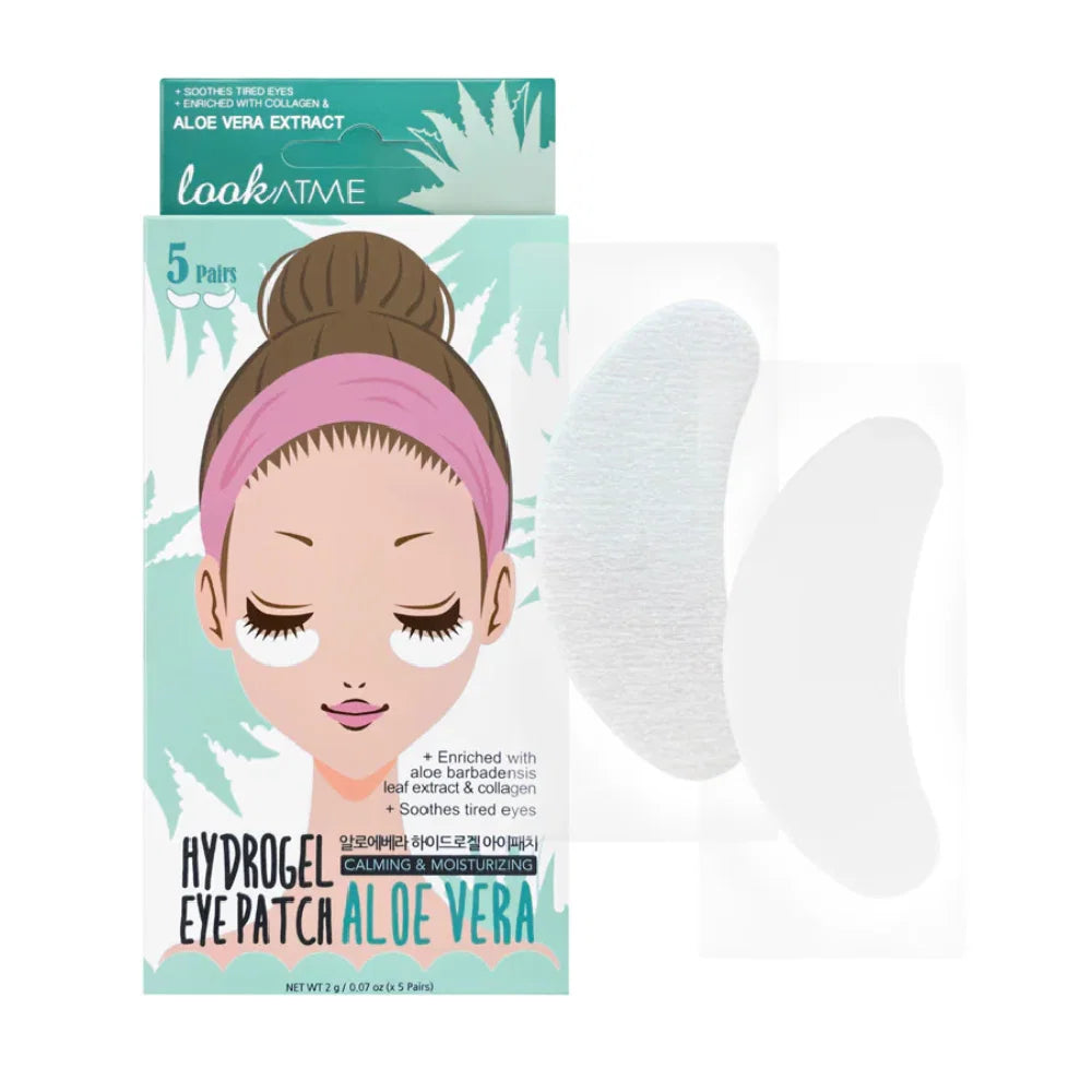 Look At Me ögonmask i hydrogel med aloe vera 10 pcs