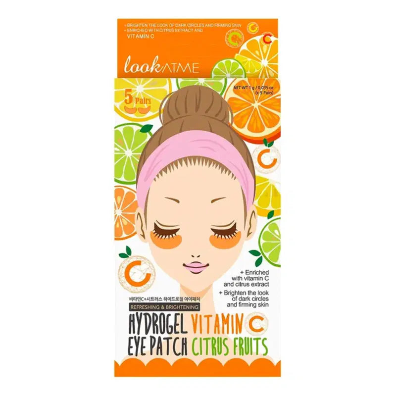 Look At Me ögonmasker i hydrogel med C-vitamin och citrusfrukter 10 st