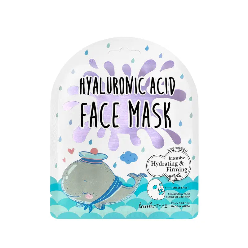 Look At Me uppstramande arkmask med hyaluronsyra 25 ml