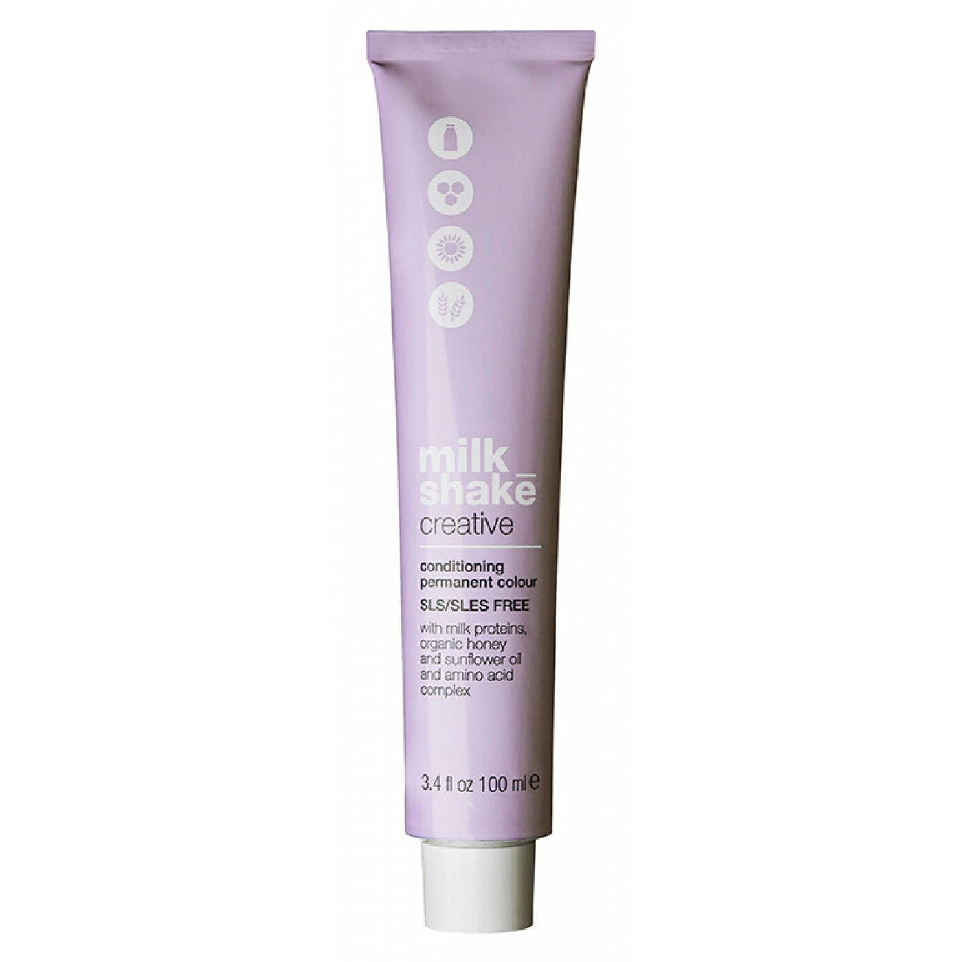 Milk Shake, Creative, SLS/SLES-Free, Permanent Hair Dye, 7.347GC Golden Copper Medium Blond, 100 ml