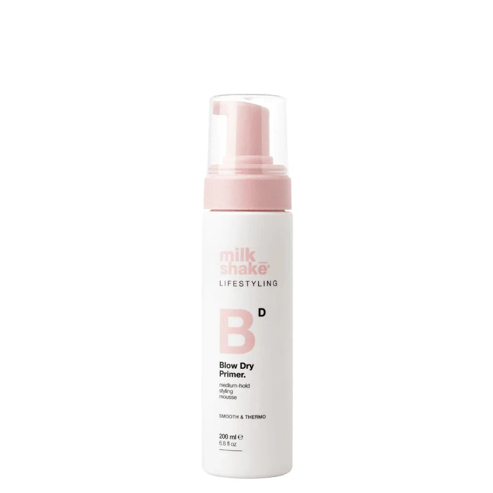 Milk Shake, Lifestyling Blow-Dry Primer, Hair Primer, Styling Hold & Thermal Protection, 200 ml
