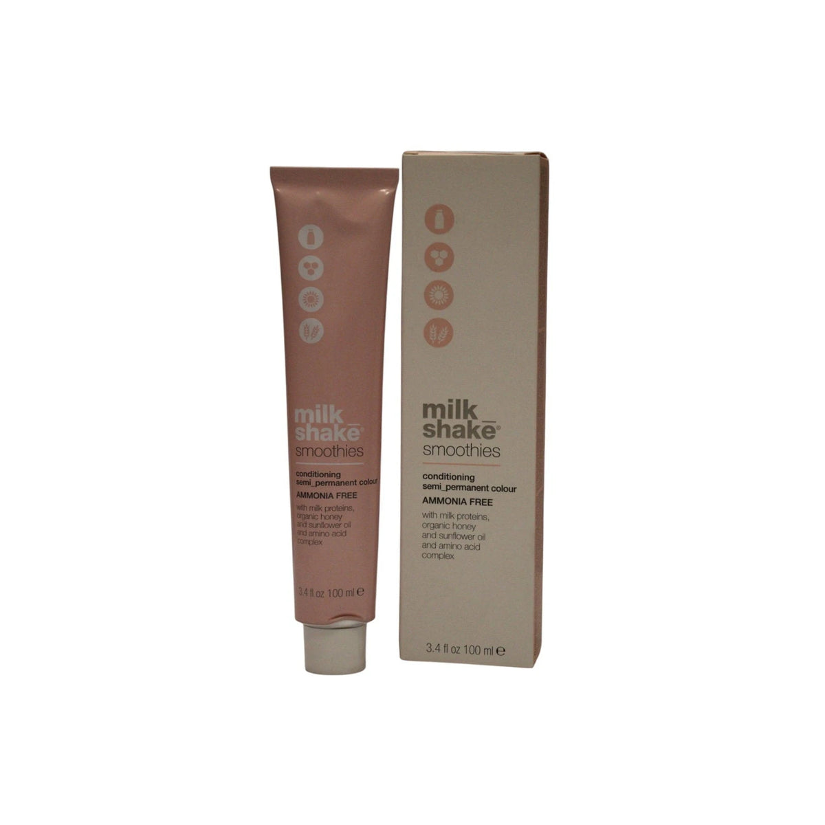 Milk Shake Smoothies semi-permanent hårfärg 8.71 ljusblond askröd 100 ml