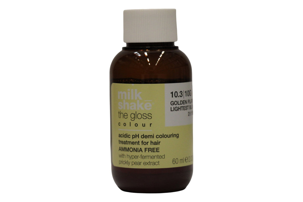 milk_shake The Gloss Colour Demipermanent hårfärg med surt pH 10.3 Gyllene ljusaste platinablond 60 ml