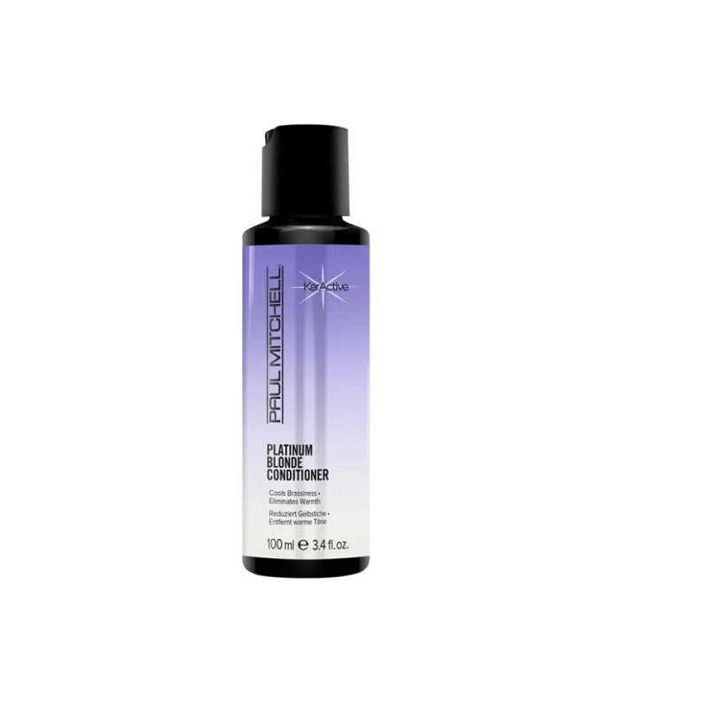 Paul Mitchell, Blonde Platinum Blonde, Paraben-Free, Hair Conditioner, Cools Brassiness, 100 ml
