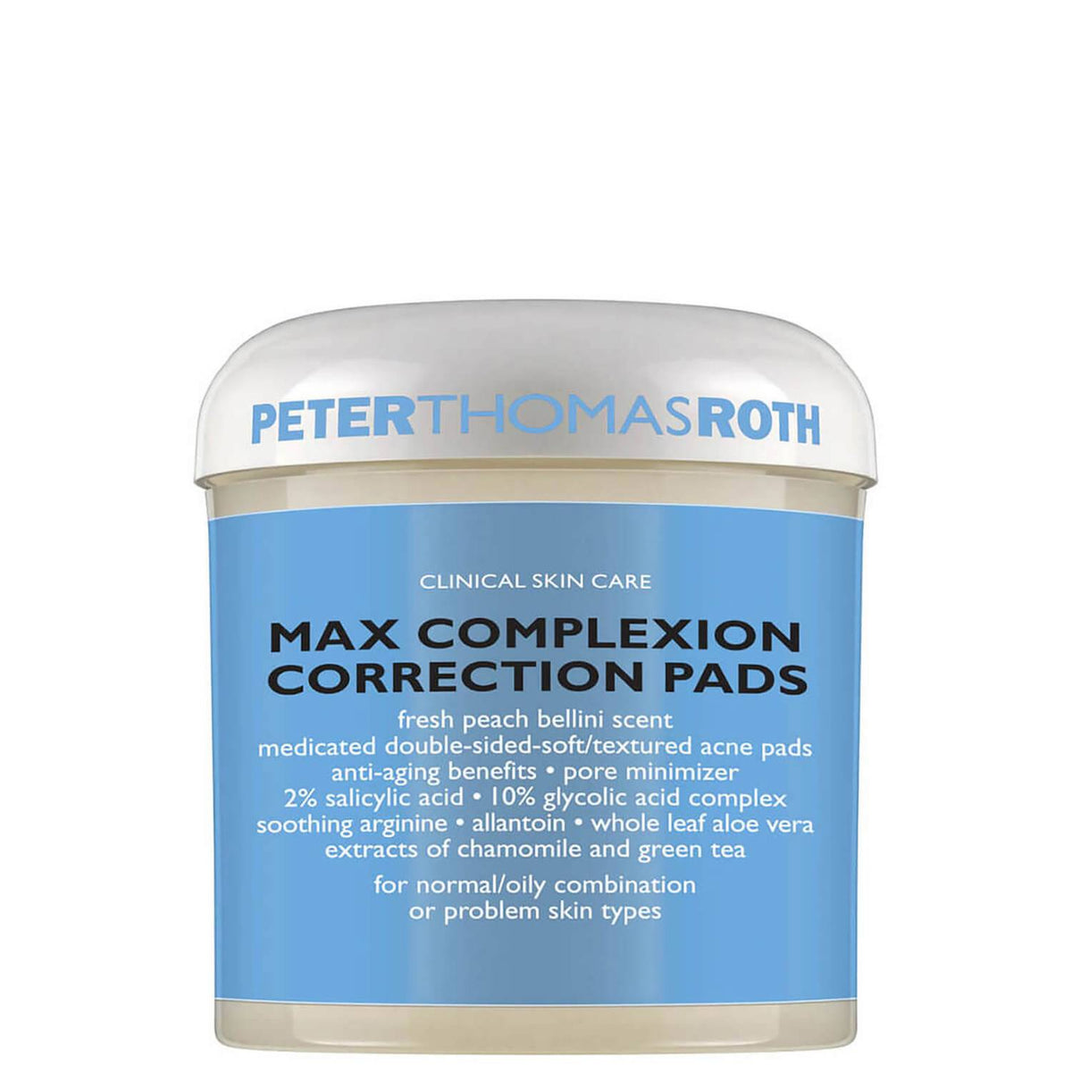 Peter Thomas Roth, Goodbye Acne, Pore Minimizing, Cleansing Pads, 60 pcs, *Tester