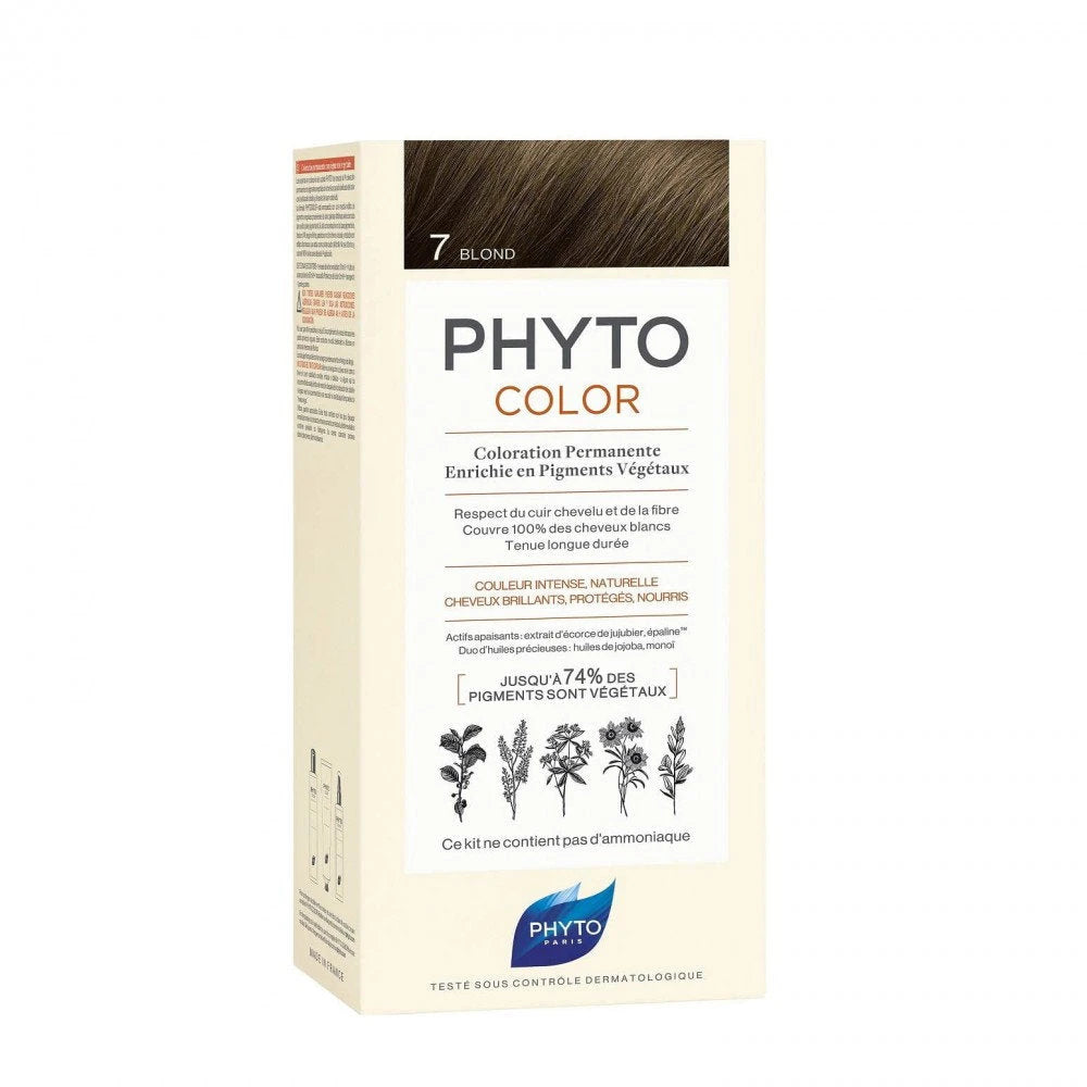 Phyto Phytocolor Permanent hårfärg 7 blond 50 ml
