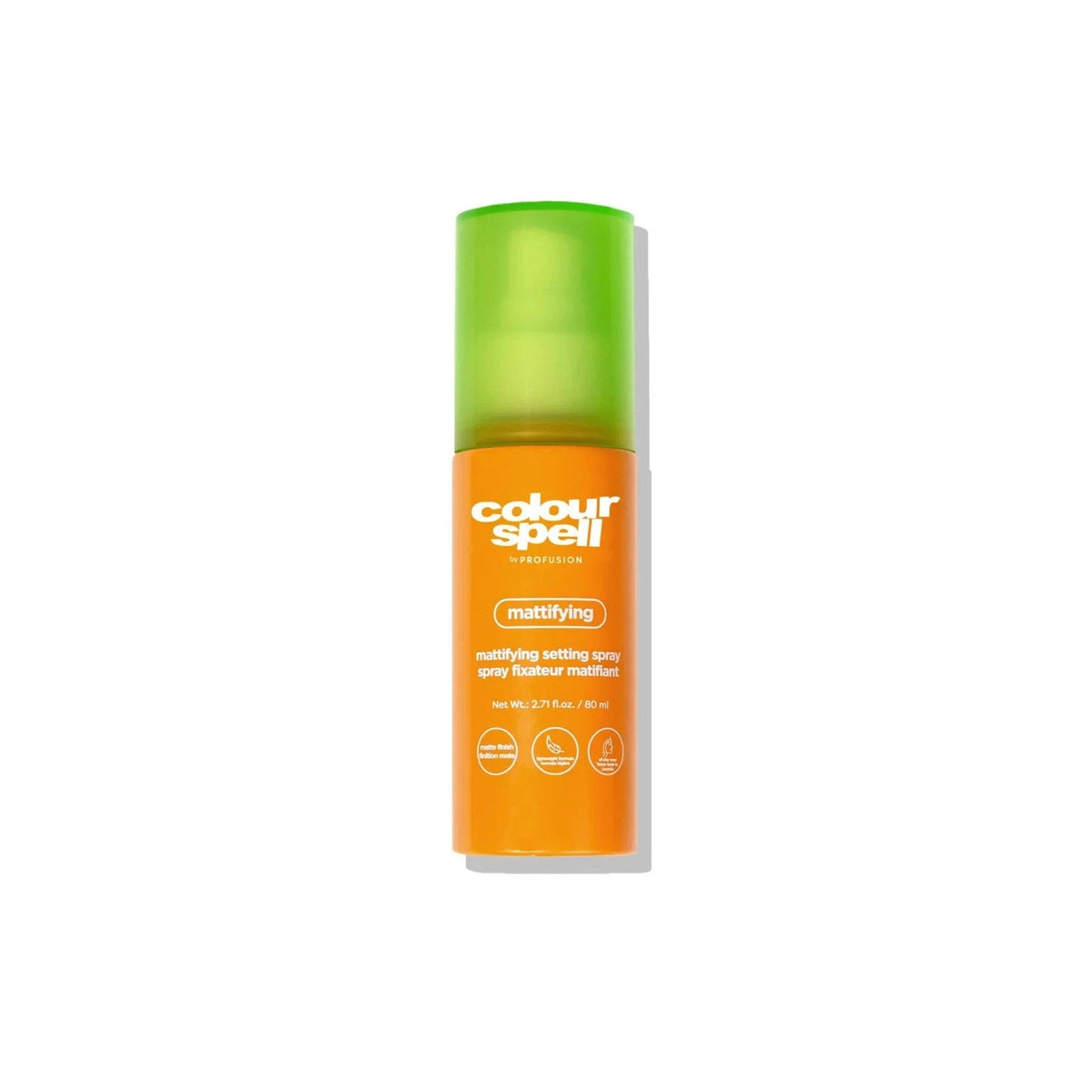 Profusion, Colour Spell, matt, fixerande makeupsprej, 80 ml