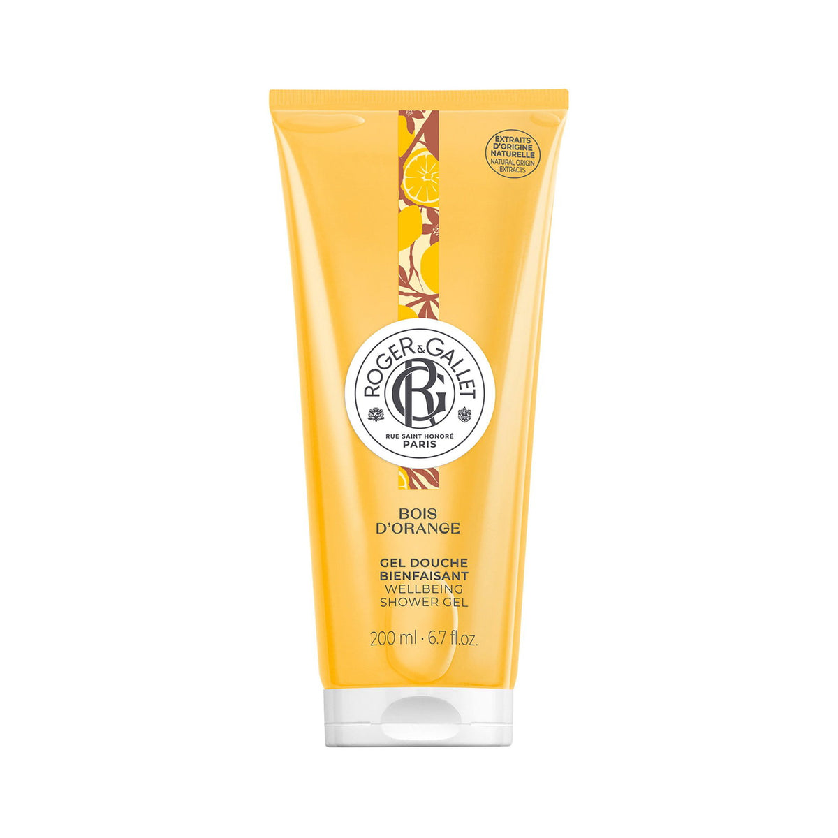 Roger & Gallet, Bois D'Orange, Shower Gel, For All Skin Types, 200 ml