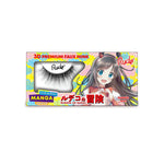 Rude Cosmetics, Chibi Manga Faux Mink - Rudeko, False Eyelashes