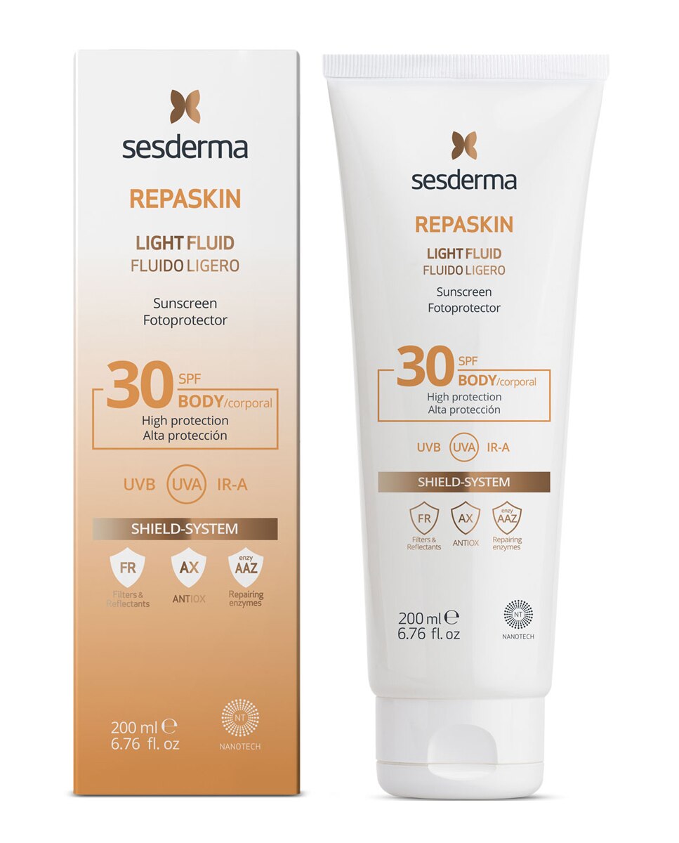 Sesderma, Repaskin, Protecting & Repairing, Before Sun Exposure, Fluid, SPF 30, 200 ml