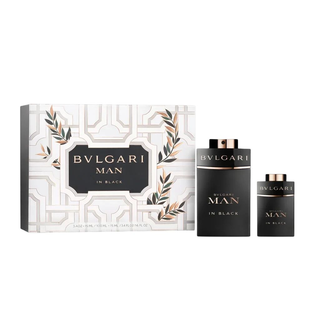 Set Bvlgari: Man In Black, Eau De Parfum, For Men, 100 ml + Man In Black, Eau De Parfum, For Men, 15 ml *Miniature