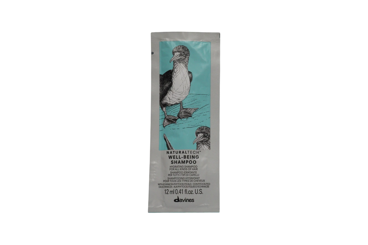 Davines Naturaltech Well-Being Återfuktande schampo provpåseset (12 st)