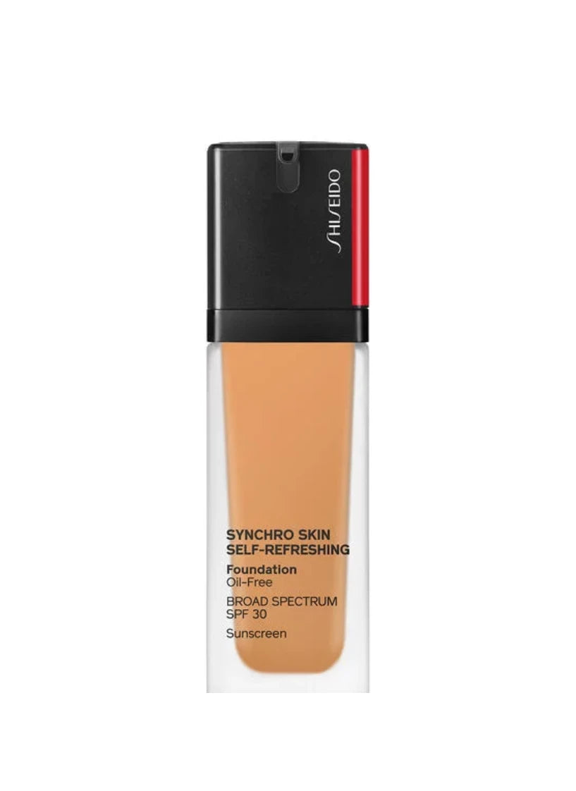 Shiseido, Synchro Skin Self-Refreshing, Oil-Free, Liquid Foundation, 410, Sunstone, SPF 30, 10 ml *Tester