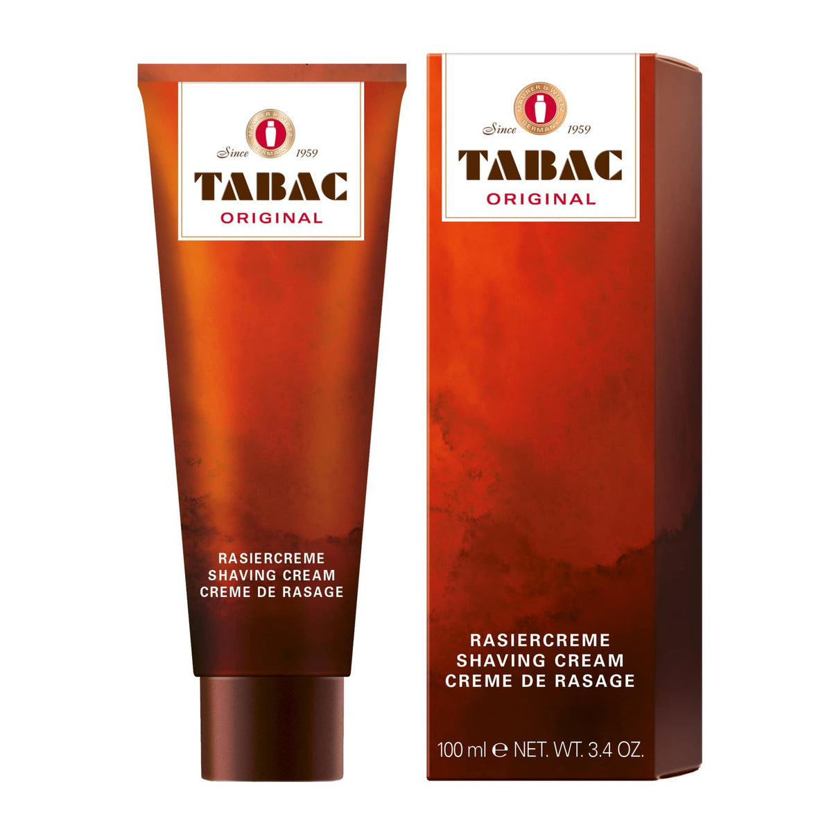 Tabac, Original, Hydration, Protection, Shaving Cream, 100 ml