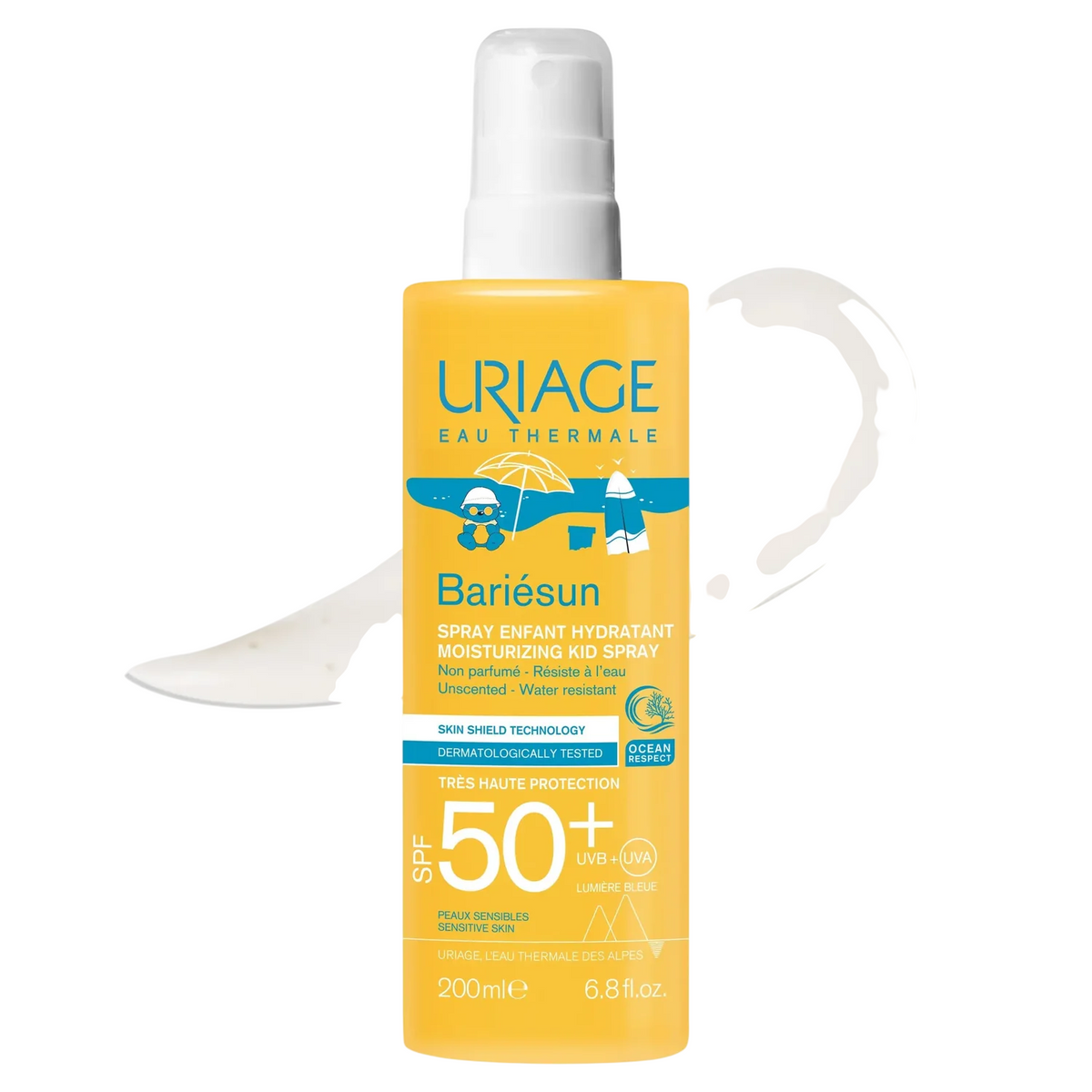 Uriage, Bariesun, Sun Protection, Sunscreen Spray, SPF 50+, 200 ml