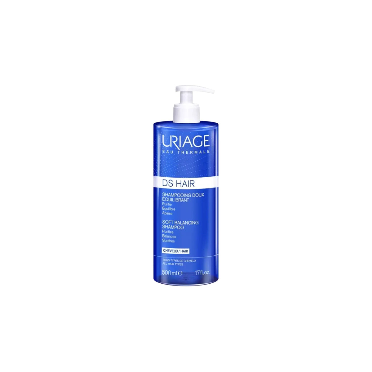 Uriage DS Hair Soft balanserande schampo 500 ml