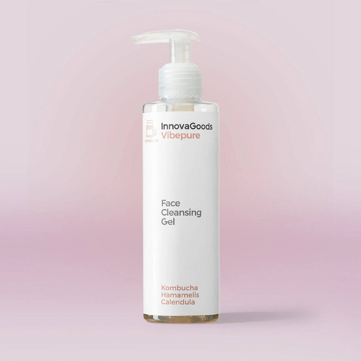 Facial Cleansing Gel Kombucha Vibepure InnovaGoods 200 ml skincare packaging