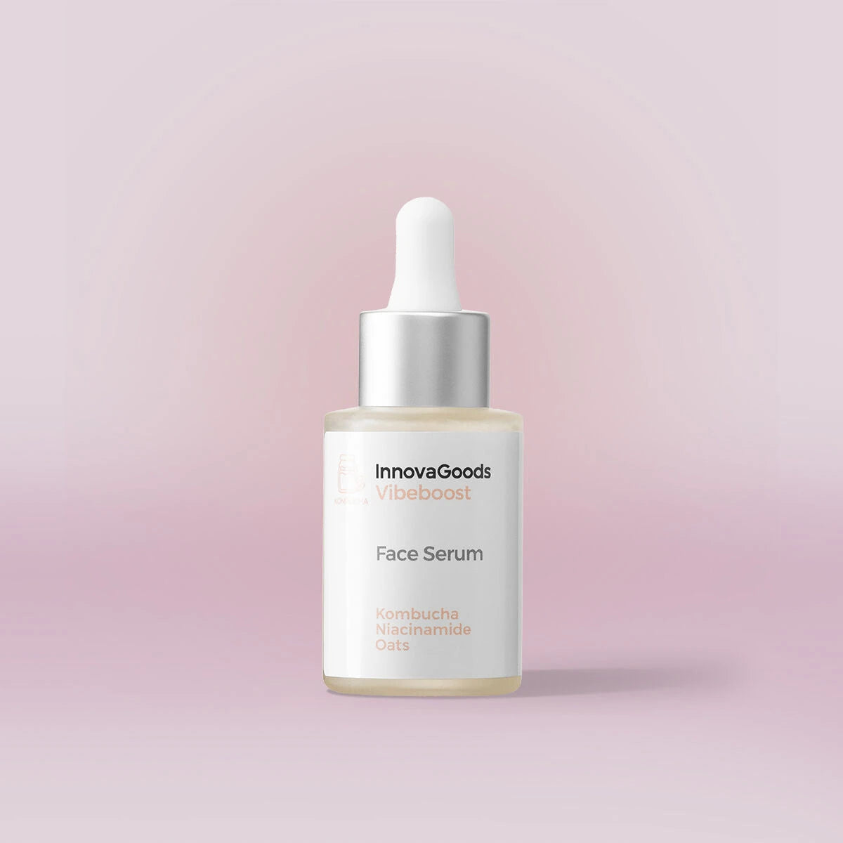 Facial Serum Kombucha Vibeboost InnovaGoods 30 ml serum bottle